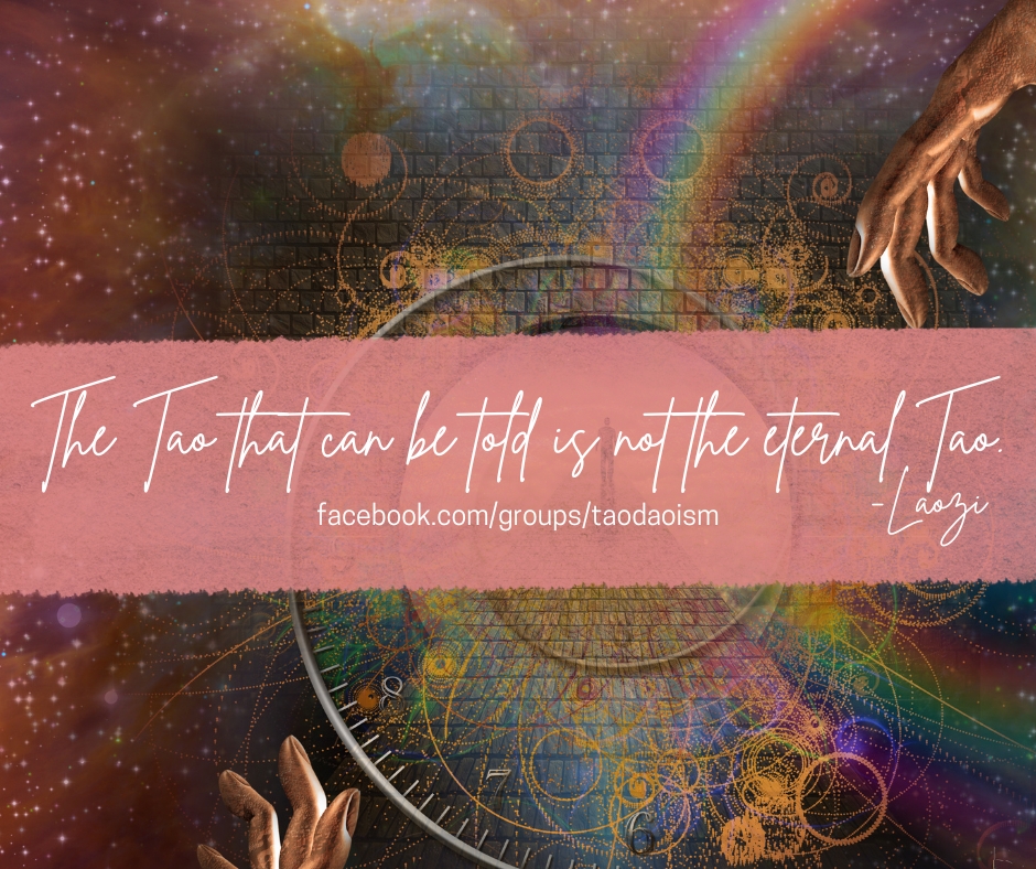 The Tao that can be told is not the eternal Tao.